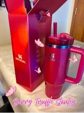 Stanley Berry Truffle Insulated Travel Mug - Deep Pink